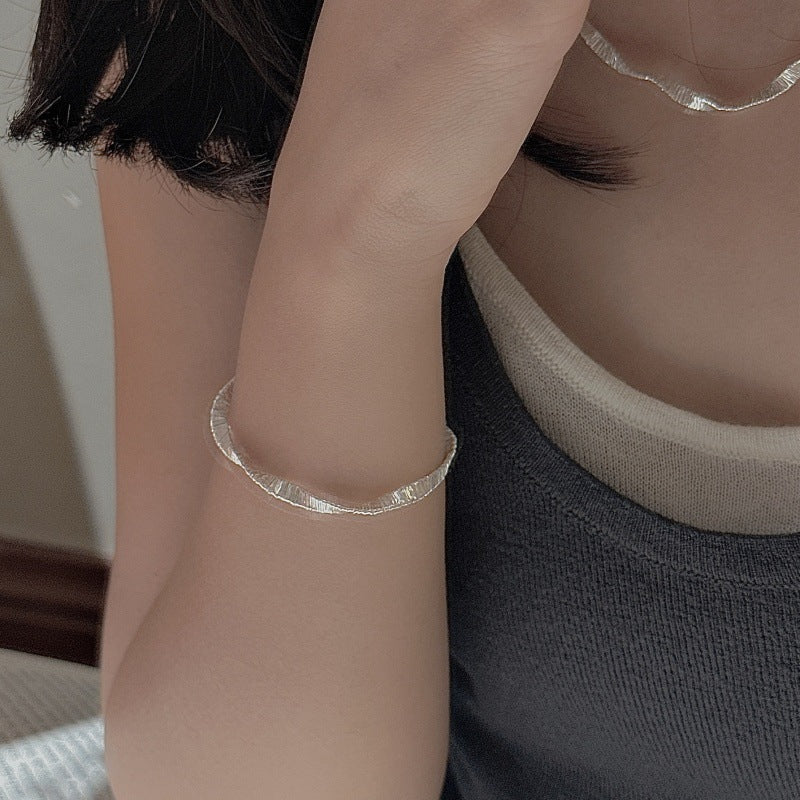 S925 Sterling Silver Braided Bracelet