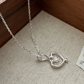 S925 Sterling Silver Heart Pendant Necklace