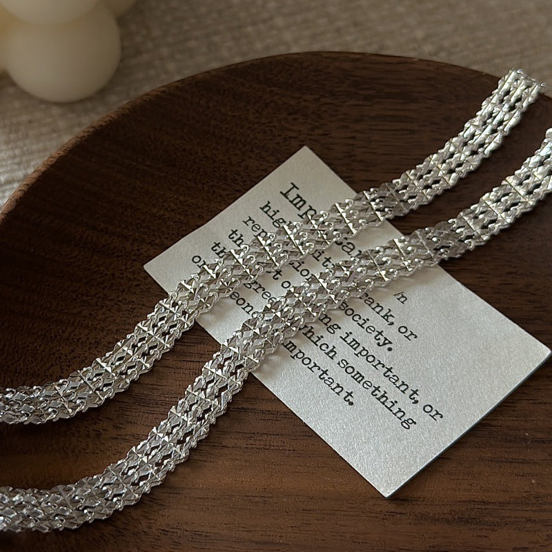 S999 Fine Silver Layered Bracelet