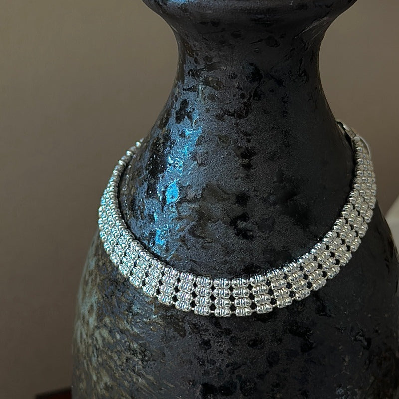S925 Sterling Silver Multi-Layer Beaded Bracelet